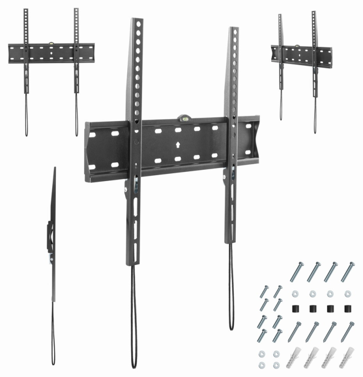 Gembird WM-55F-02 soporte para TV 139,7 cm (55") Negro