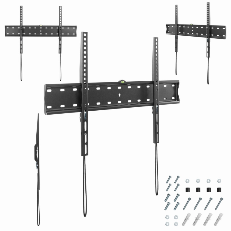 Gembird WM-70F-01 soporte para TV 177,8 cm (70") Negro