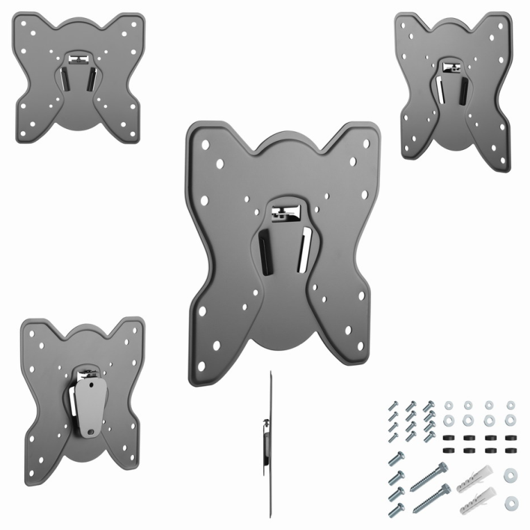 Gembird WM-42F-03 soporte para TV 106,7 cm (42") Negro