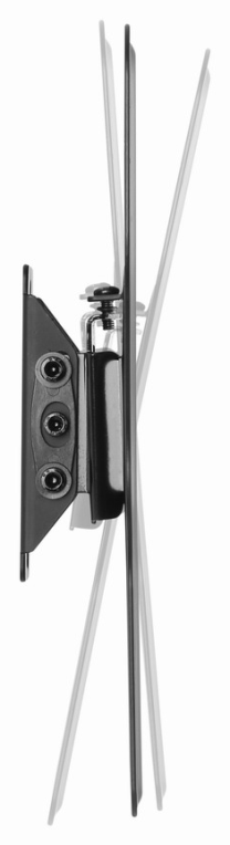 Gembird WM-42T-03 soporte para TV 106,7 cm (42") Negro