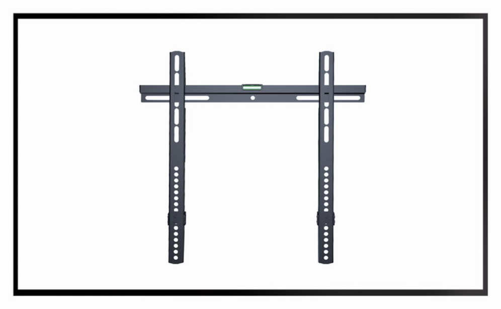 Gembird WM-55F-03 soporte para TV 139,7 cm (55") Negro