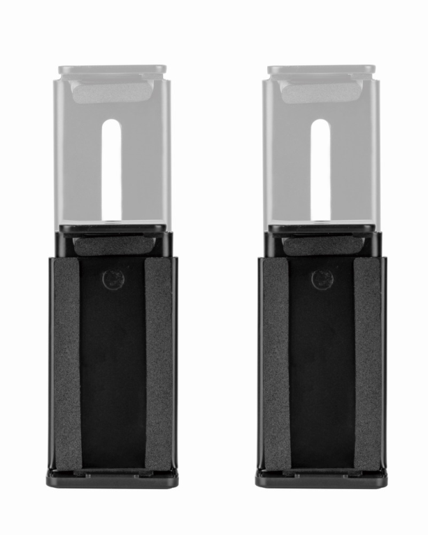 Gembird WM-SB-01 soporte de altavoz Pared Acrilonitrilo butadieno estireno (ABS), Acero Negro