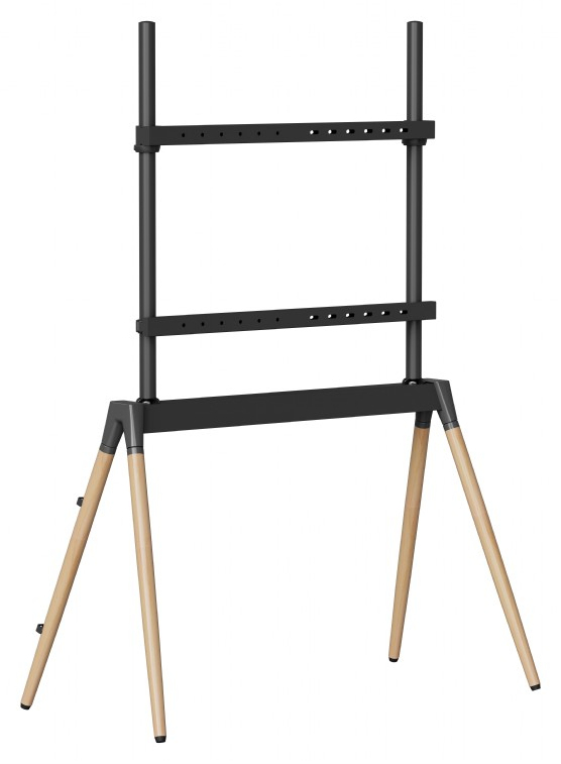 Gembird TVS-86F-01-BK soporte para TV 2,18 m (86") Negro, Madera