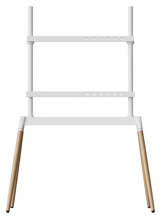 Gembird TVS-86F-01-W soporte para TV 2,18 m (86") Blanco, Madera