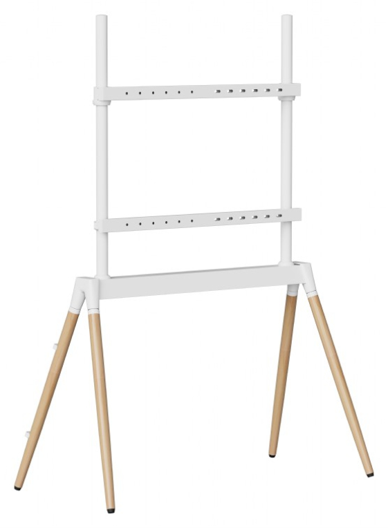 Gembird TVS-86F-01-W soporte para TV 2,18 m (86") Blanco, Madera