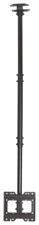 AISENS Soporte de techo giratorio, inclinable, extensible para monitor/TV 50kg de 23”-43”, Negro