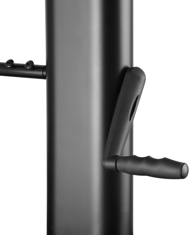 AISENS Soporte de Suelo ECO con Ruedas y Manivela, Bandeja para DVD y Soporte de Cámara para Monitor/TV 100Kg de 60-100, Negro