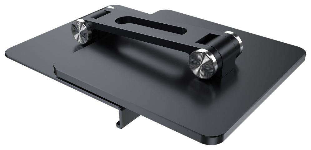 AISENS Soporte de Sobremesa Tamaño XXL Ajustable (2 Pivotes) para Movil / Tablet, Gris