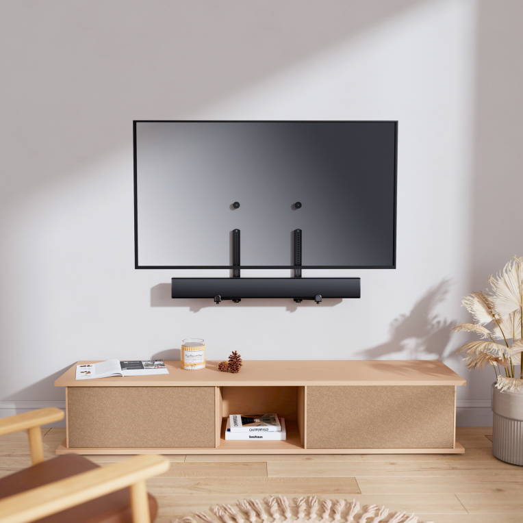 AISENS Soporte Universal para Barra de Sonido, Negro