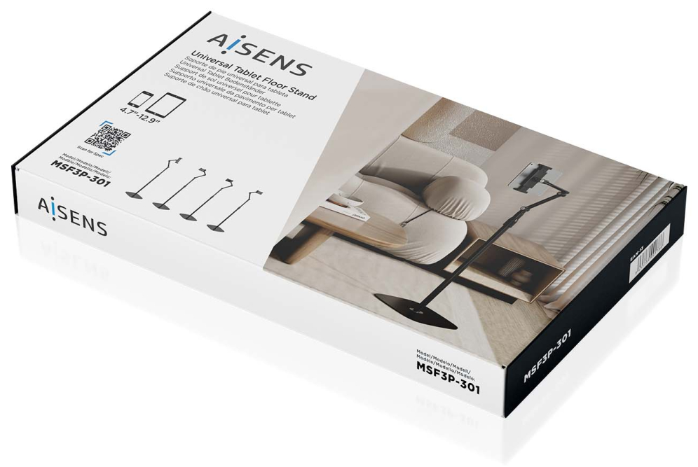 AISENS MSF3P-301 soporte Soporte pasivo Teléfono móvil/smartphone, Tablet/UMPC
