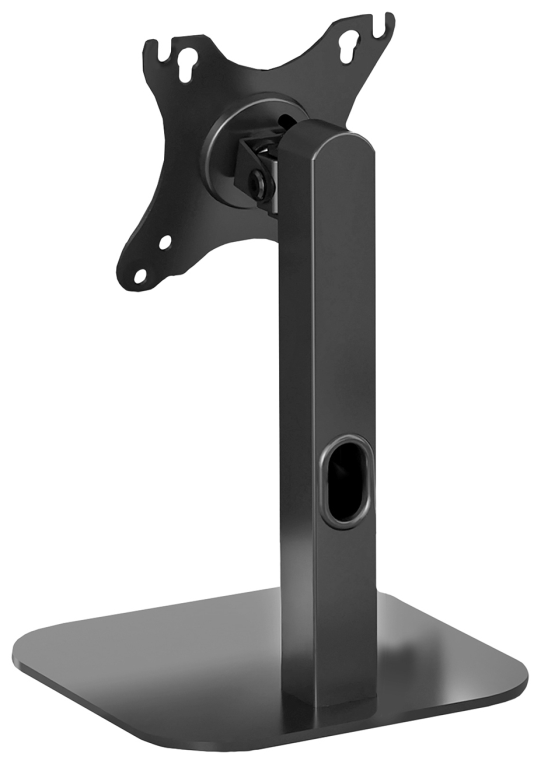 AISENS Soporte de Mesa Eco Giratorio e Inclinable Para Monitor/POS 2.5kg de 10"-24", Negro