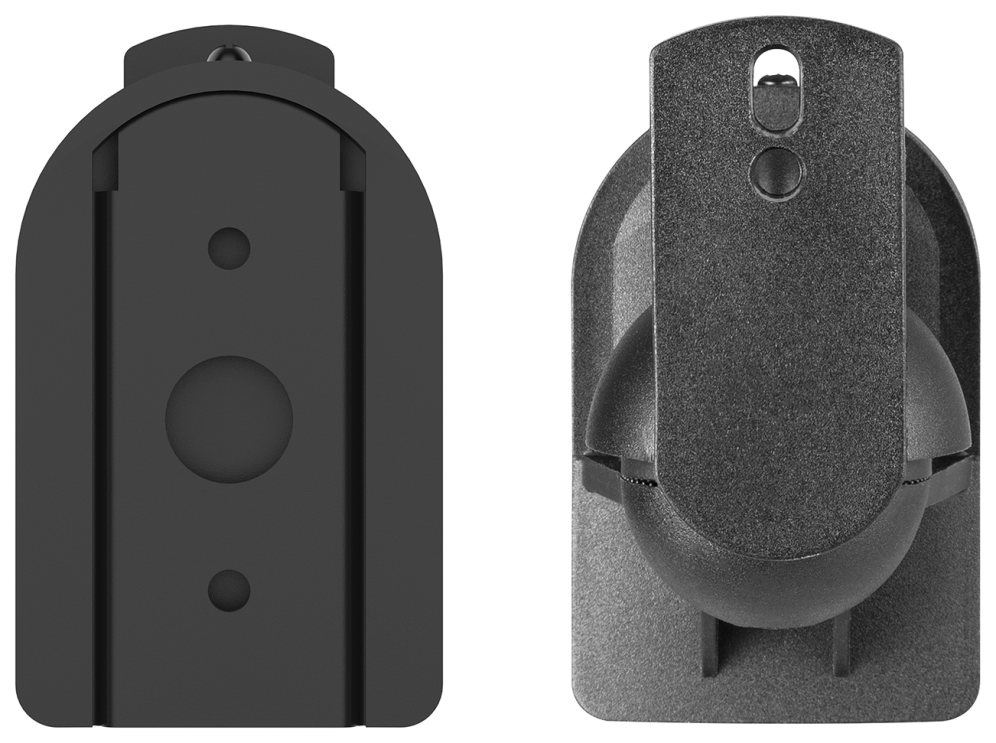 AISENS Soporte Universal De Pared Giratorio E Inclinable Para Altavoces, Negro