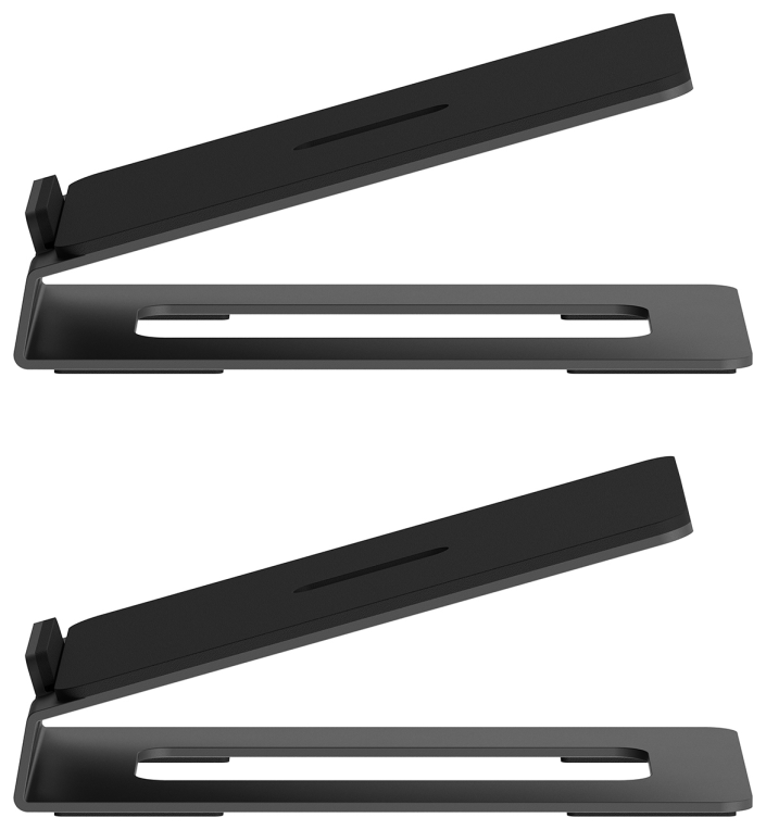 AISENS Soporte Universal De Sobremesa Para Altavoces, Negro