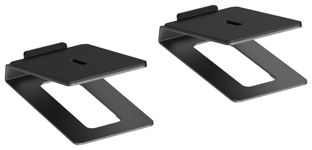 AISENS Soporte Universal De Sobremesa Para Altavoces, Negro