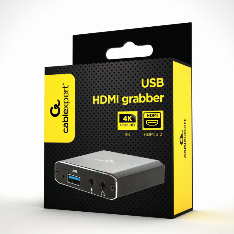 Gembird UHG-4K2-01 Adaptador gráfico USB Negro