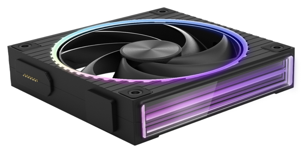 Zalman ZM-DF120 BLACK sistema de refrigeración para ordenador Placa base Ventilador 12,4 cm Negro 1 pieza(s)