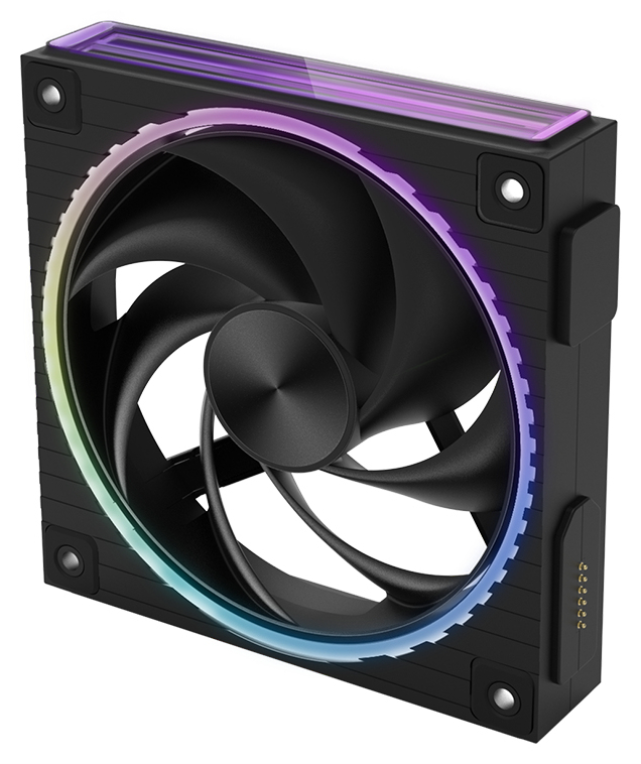Zalman ZM-DF120 BLACK sistema de refrigeración para ordenador Placa base Ventilador 12,4 cm Negro 1 pieza(s)