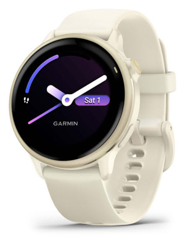 Garmin vívoactive 6 3,05 cm (1.2") AMOLED 42 mm Digital 390 x 390 Pixeles Pantalla táctil Blanco Wifi GPS (satélite)