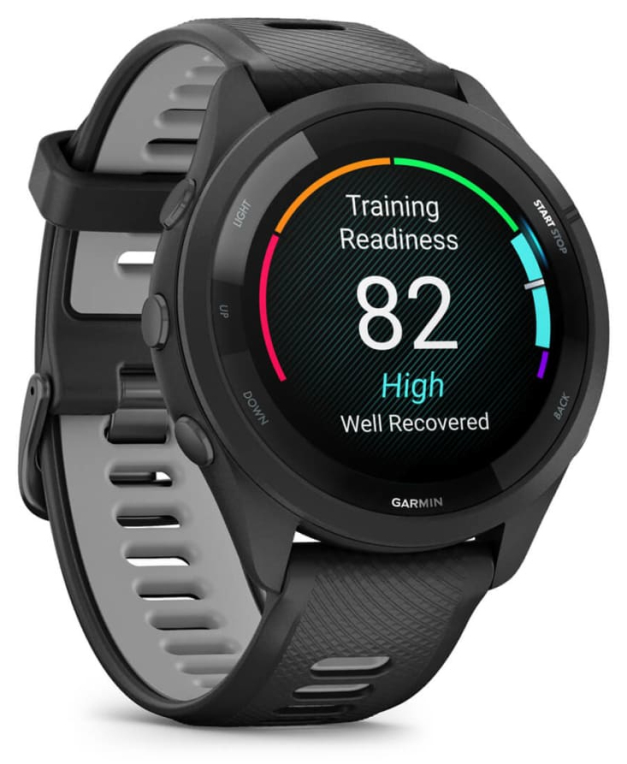 Garmin Forerunner 265 3,3 cm (1.3") AMOLED 46 mm Digital 416 x 416 Pixeles Pantalla táctil Negro Wifi GPS (satélite)