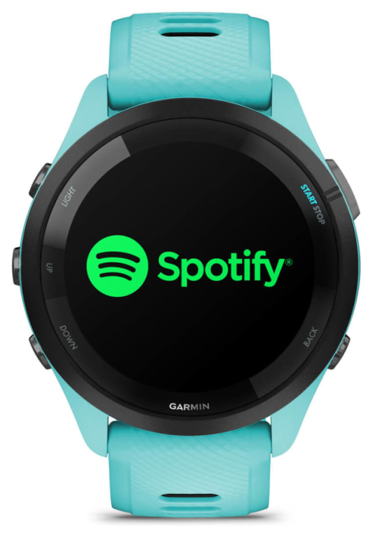 Garmin Forerunner 265 3,3 cm (1.3") AMOLED 46 mm Digital 416 x 416 Pixeles Pantalla táctil Negro, Azul Wifi GPS (satélite)