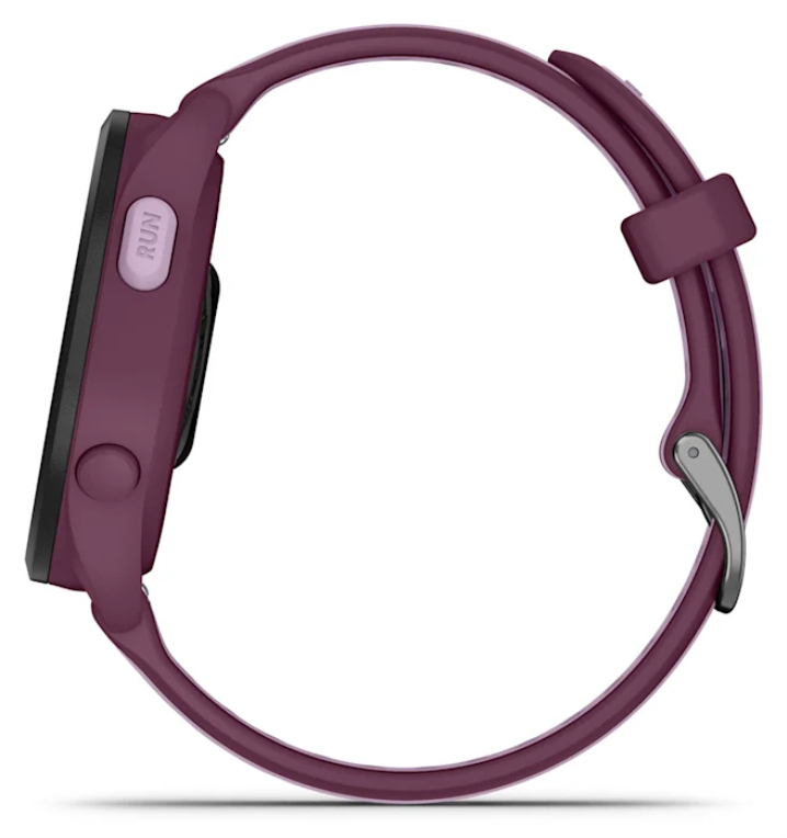 Garmin Forerunner 165 Music 3,05 cm (1.2") AMOLED 43 mm Digital 390 x 390 Pixeles Pantalla táctil Púrpura GPS (satélite)
