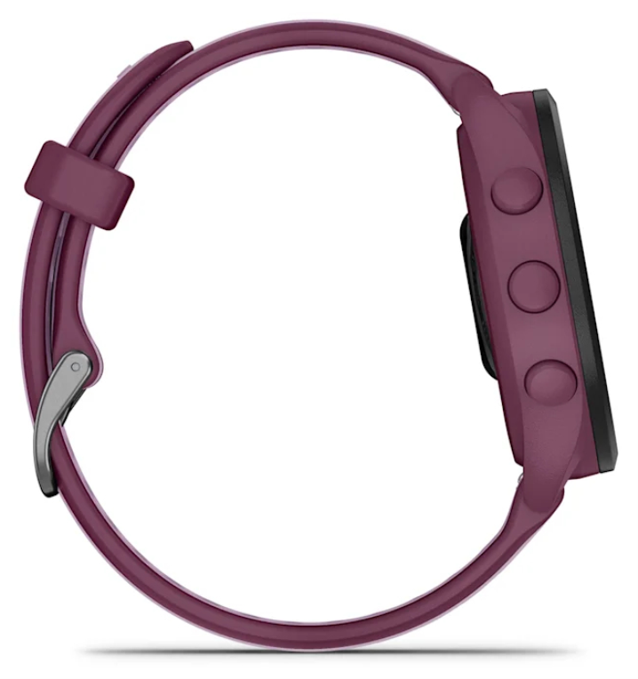 Garmin Forerunner 165 Music 3,05 cm (1.2") AMOLED 43 mm Digital 390 x 390 Pixeles Pantalla táctil Púrpura GPS (satélite)
