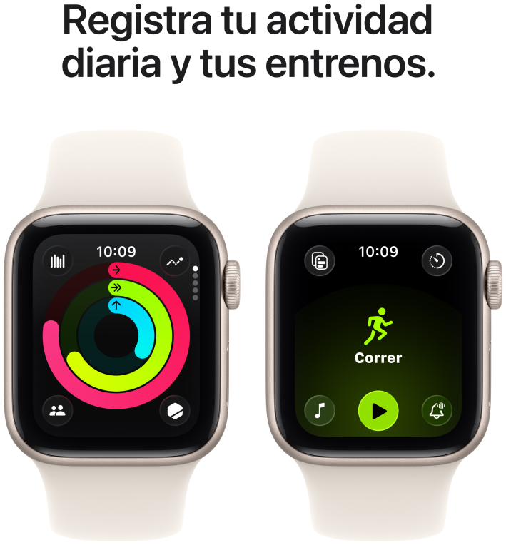 Apple Watch SE (3nd generation) OLED 40 mm Digital 324 x 394 Pixeles Pantalla táctil 5G Beige Wifi GPS (satélite)