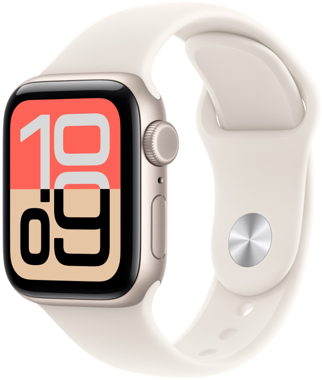 Apple Watch SE (3nd generation) OLED 40 mm Digital 324 x 394 Pixeles Pantalla táctil 5G Beige Wifi GPS (satélite)