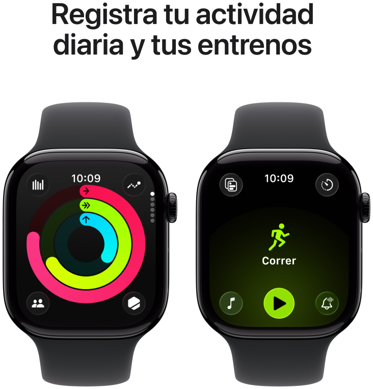 Apple Watch Series 11 OLED 46 mm Digital 416 x 496 Pixeles Pantalla táctil 5G Negro Wifi GPS (satélite)
