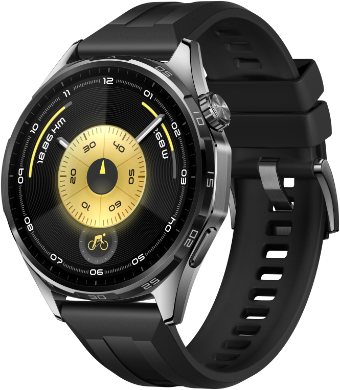 Huawei WATCH GT6 3,73 cm (1.47") AMOLED 46 mm Digital 466 x 466 Pixeles Pantalla táctil Negro GPS (satélite)