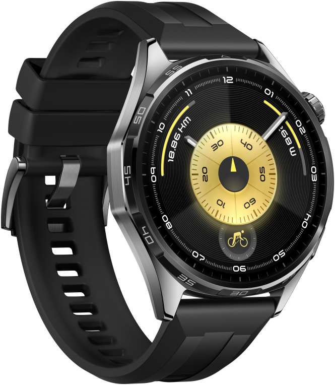 Huawei WATCH GT6 3,73 cm (1.47") AMOLED 46 mm Digital 466 x 466 Pixeles Pantalla táctil Negro GPS (satélite)