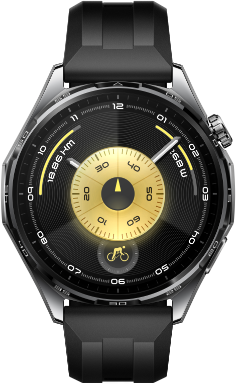 Huawei WATCH GT6 3,73 cm (1.47") AMOLED 46 mm Digital 466 x 466 Pixeles Pantalla táctil Negro GPS (satélite)