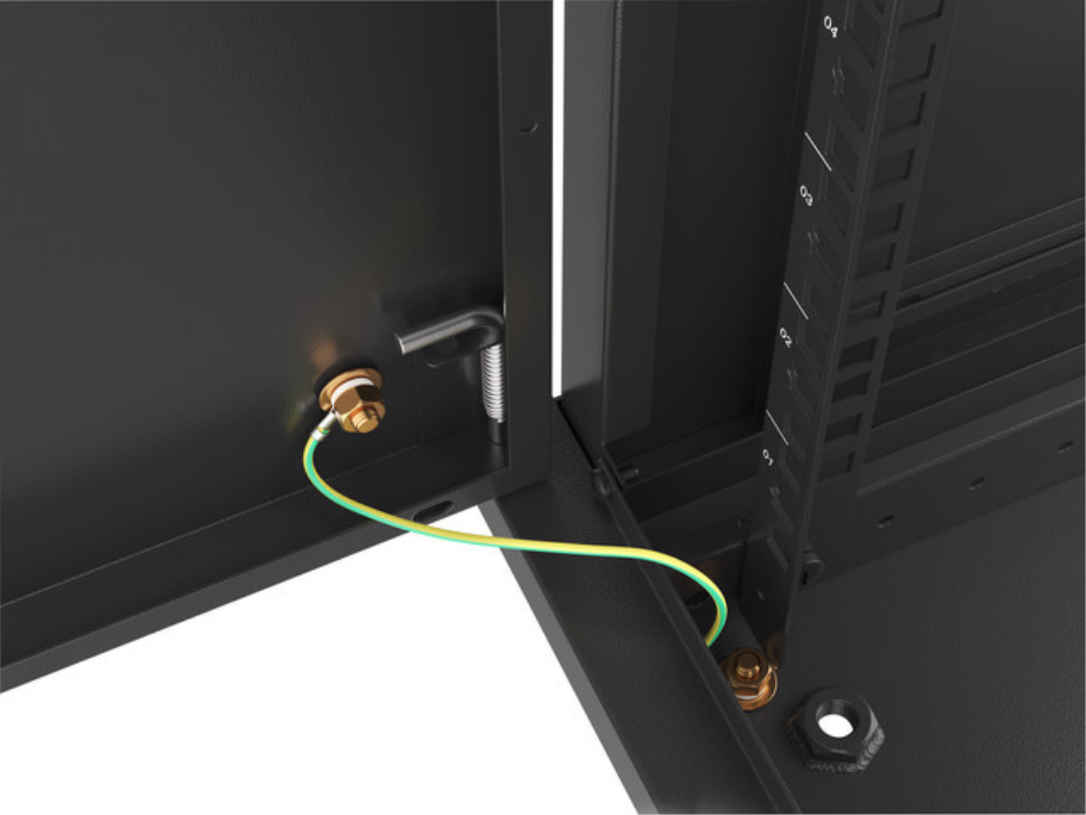 Lanberg WF01-6612-00B armario rack 12U Bastidor de pared Negro