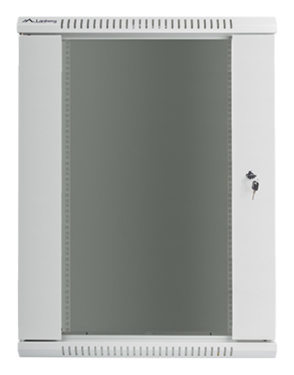 Lanberg WF01-6618-10S armario rack 18U Bastidor de pared Gris