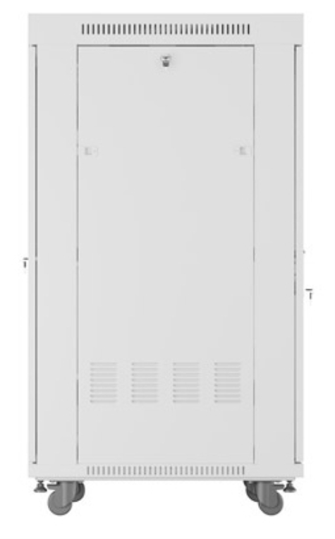 Lanberg FF01-6827-23SL armario rack 27U Bastidor para instalación en suelo Gris