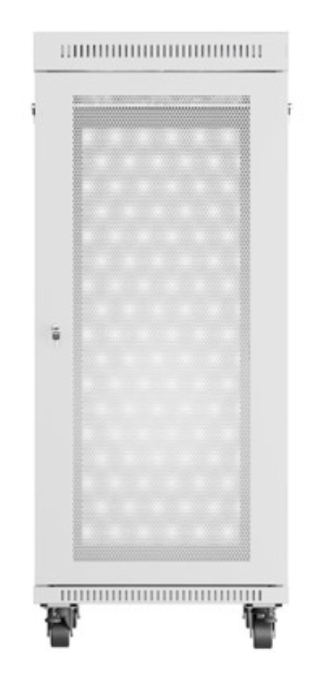 Lanberg FF01-6827-23SL armario rack 27U Bastidor para instalación en suelo Gris