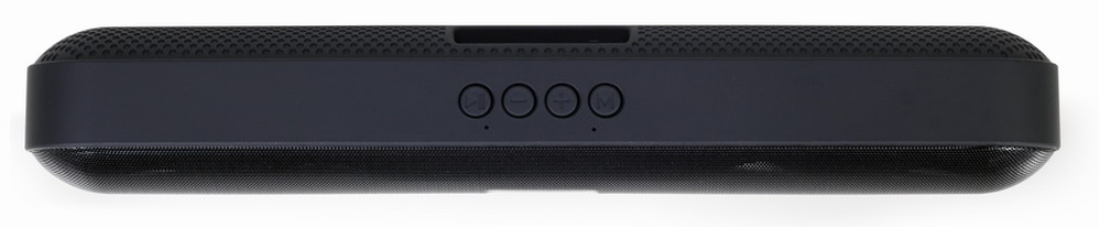 Gembird SPKBT-BAR400L altavoz soundbar Negro 2.0 canales 10 W