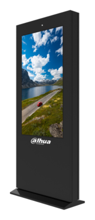 Dahua Technology LDV55-EAO400L Diseño de tótem 139,7 cm (55") LCD 2500 cd / m² 4K Ultra HD Negro Procesador incorporado Android 11 24/7