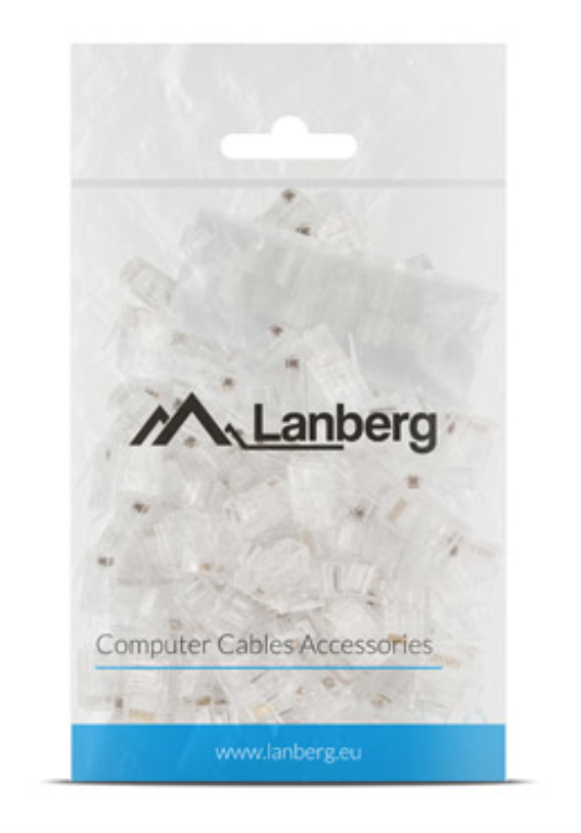 Lanberg PLU-6000 conector RJ-45 Transparente