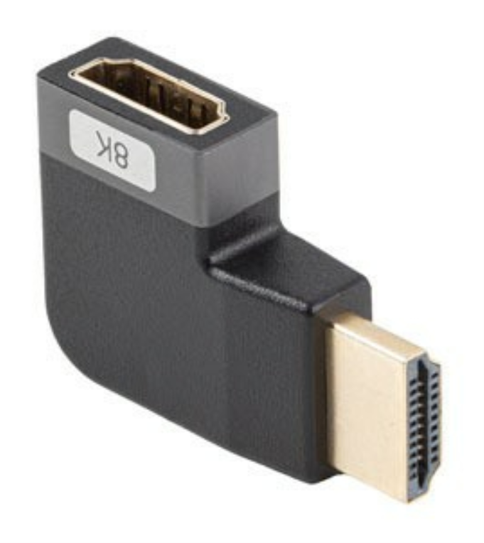 Lanberg AD-HDMI-09 adaptador de cable de vídeo HDMI tipo A (Estándar) Negro, Plata