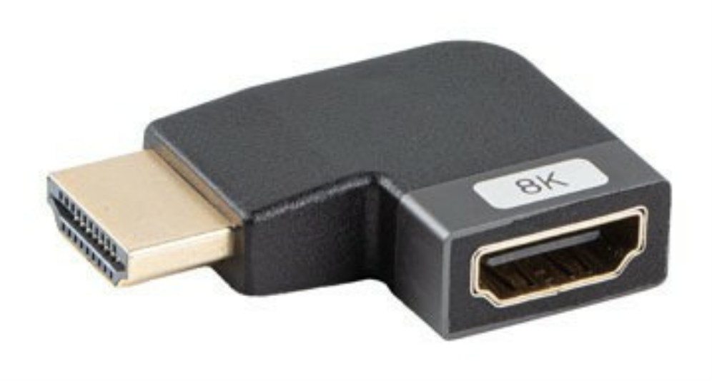 Lanberg AD-HDMI-09 adaptador de cable de vídeo HDMI tipo A (Estándar) Negro, Plata