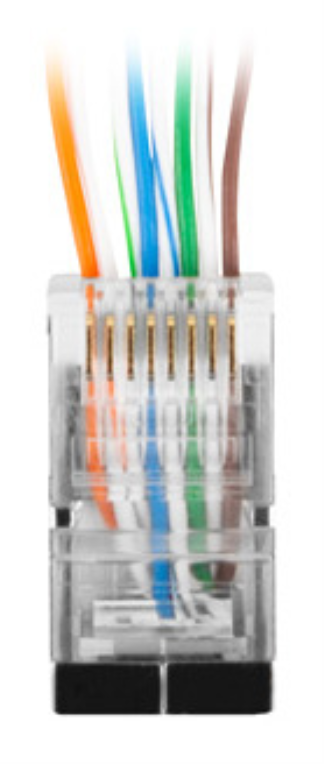 Lanberg PLS-6000EZ conector RJ-45 Gris