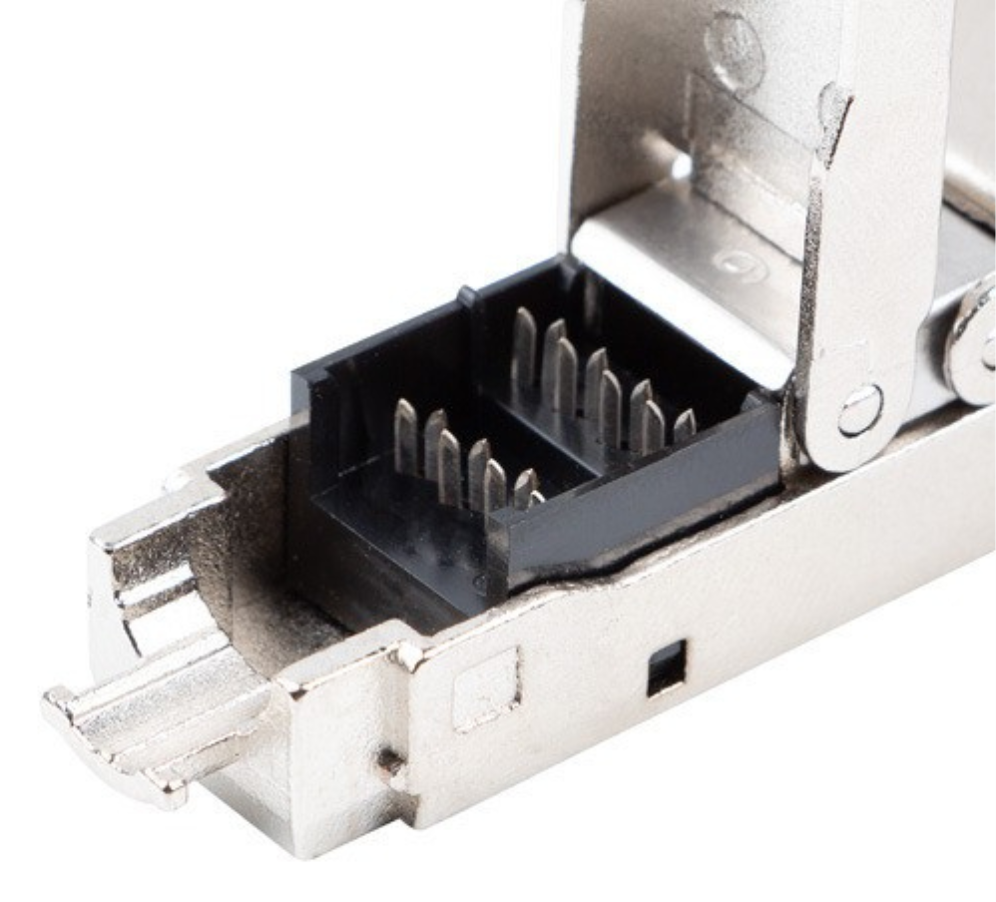 Lanberg PL2S6-6000TL conector RJ-45 Negro
