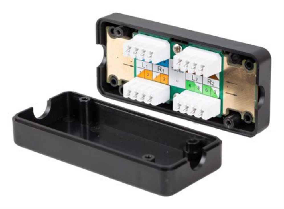 Lanberg PLC-6UL1-B caja de conexiones de red Cat6 Negro