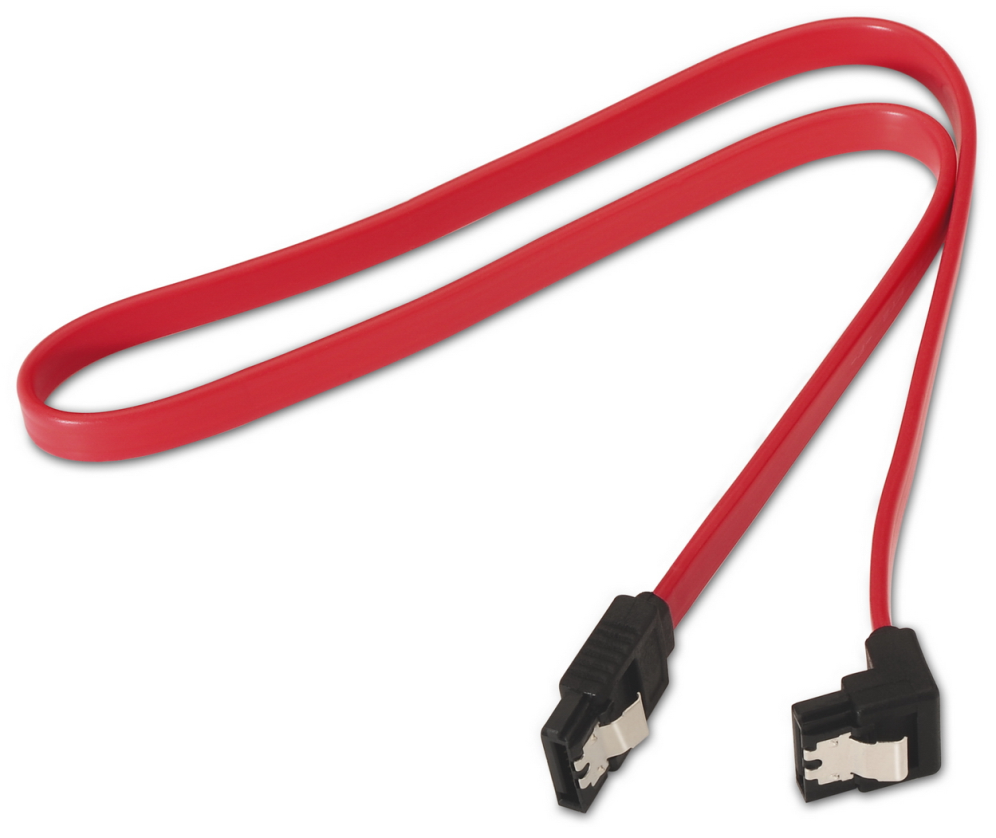 AISENS A130-0156 cable de SATA 0,5 m SATA 7-pin Negro, Rojo