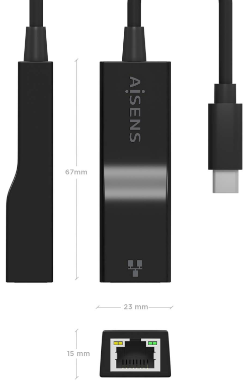 AISENS A109-0765 adaptador y tarjeta de red 1000 Mbit/s