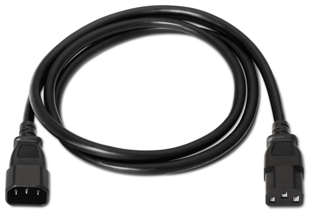 AISENS A132-0171 cable de transmisión Negro 1,5 m C13 acoplador C14 acoplador