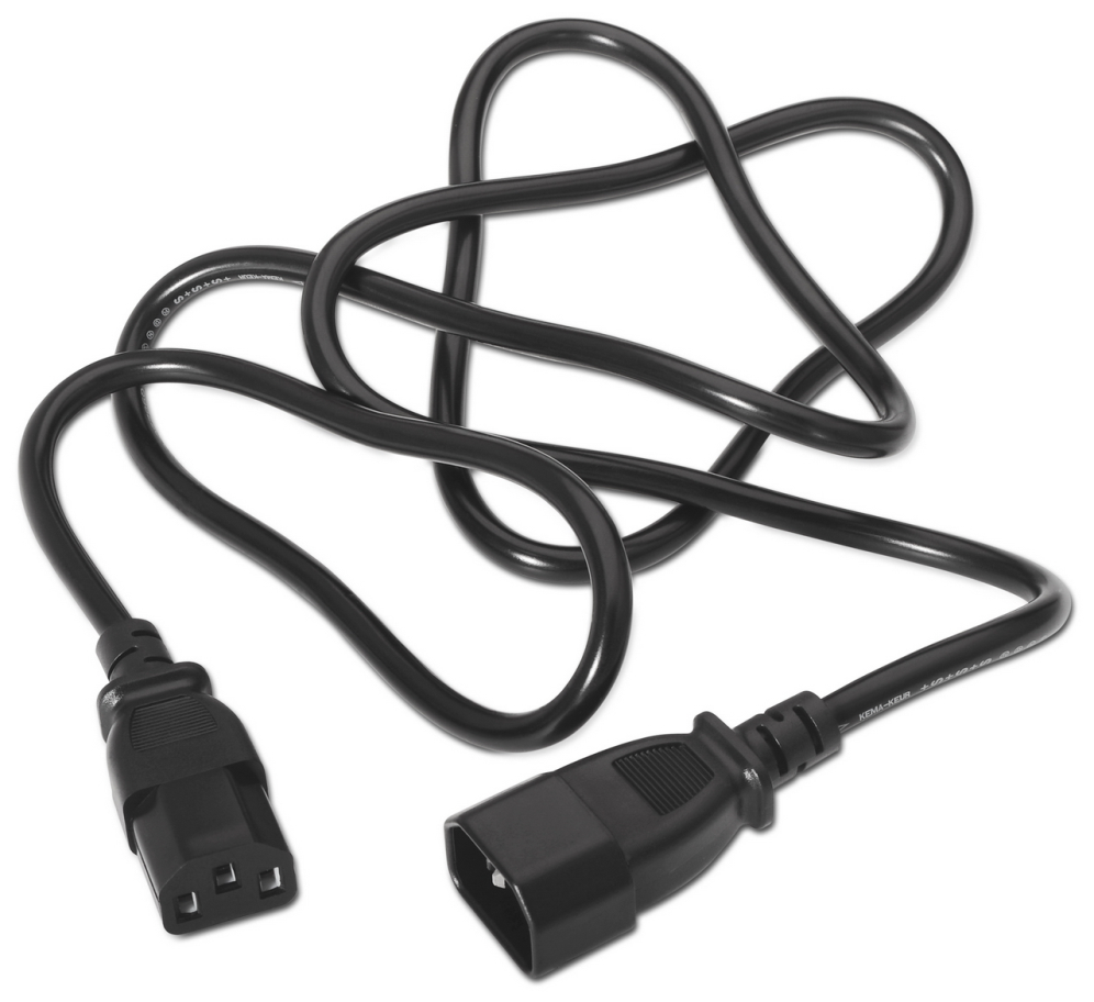 AISENS A132-0171 cable de transmisión Negro 1,5 m C13 acoplador C14 acoplador