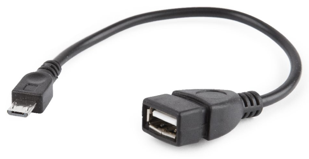 Gembird USB A - Micro-USB B, 0.15m cable USB USB 2.0 0,15 m Negro