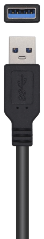 AISENS Cable USB 3.0 Prolongador Con Amplificador, Tipo A/M-A/H, Negro, 5.0m